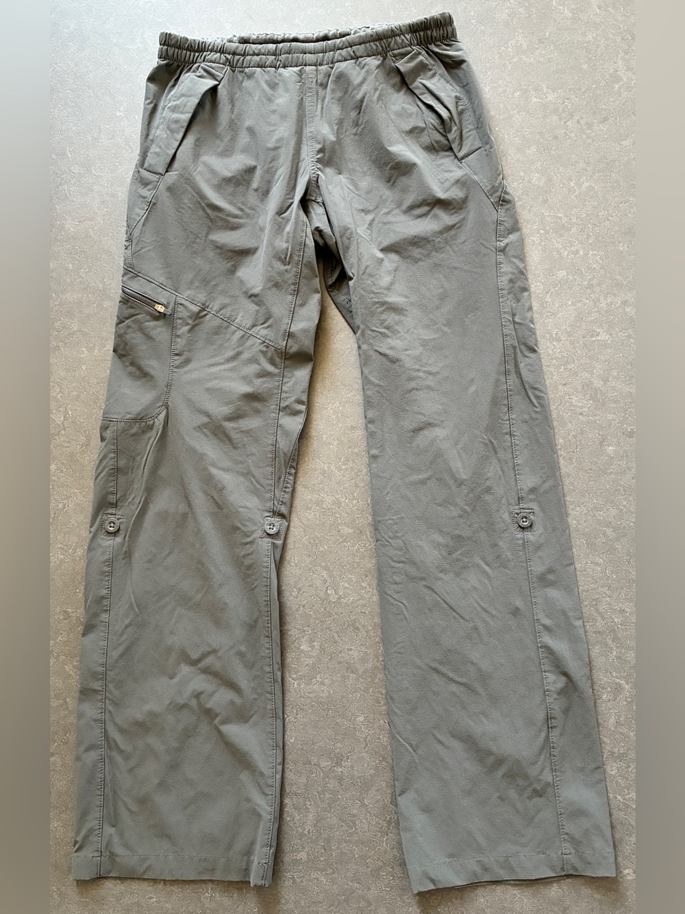 The North Face Womens Small Convertible Hiking Pants Charcoal Gray